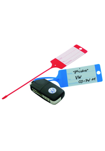 Plastik-Schlüsselanhänger Blau