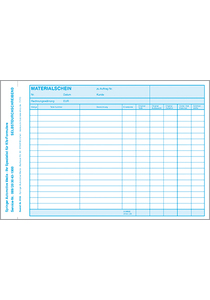 Materialschein