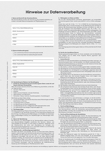 Hinweis zur Datenverarbeitung